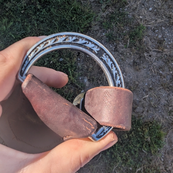 Brown Leather Horse Breast Collar - Picture 3 of 3